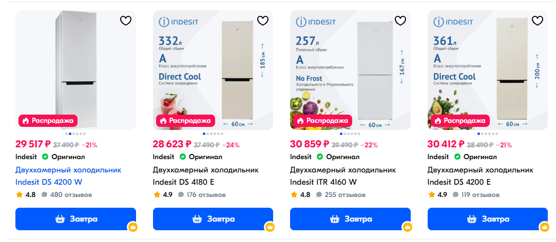 Холодильники Indesit: надёжность и доступность для вашего дома