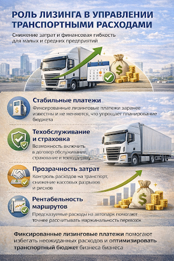 Лизинг грузовиков как инструмент роста малого и среднего бизнеса