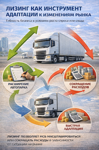 Лизинг грузовиков как инструмент роста малого и среднего бизнеса